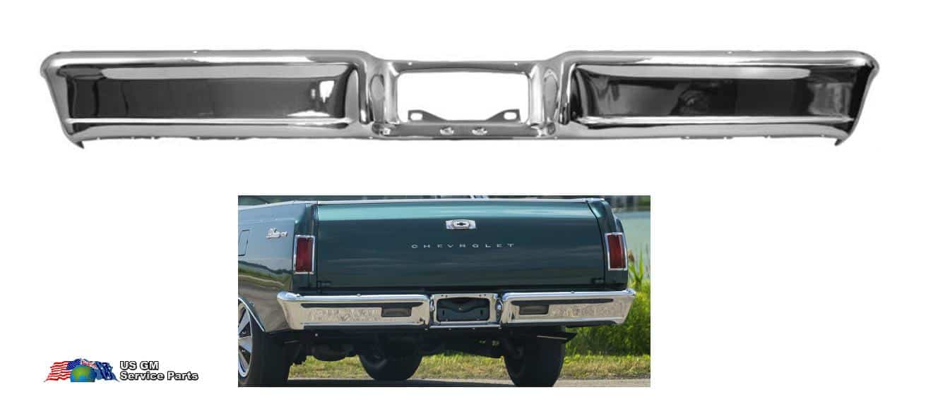 Bumper: 1964 Chevelle / El Camino (Rear)